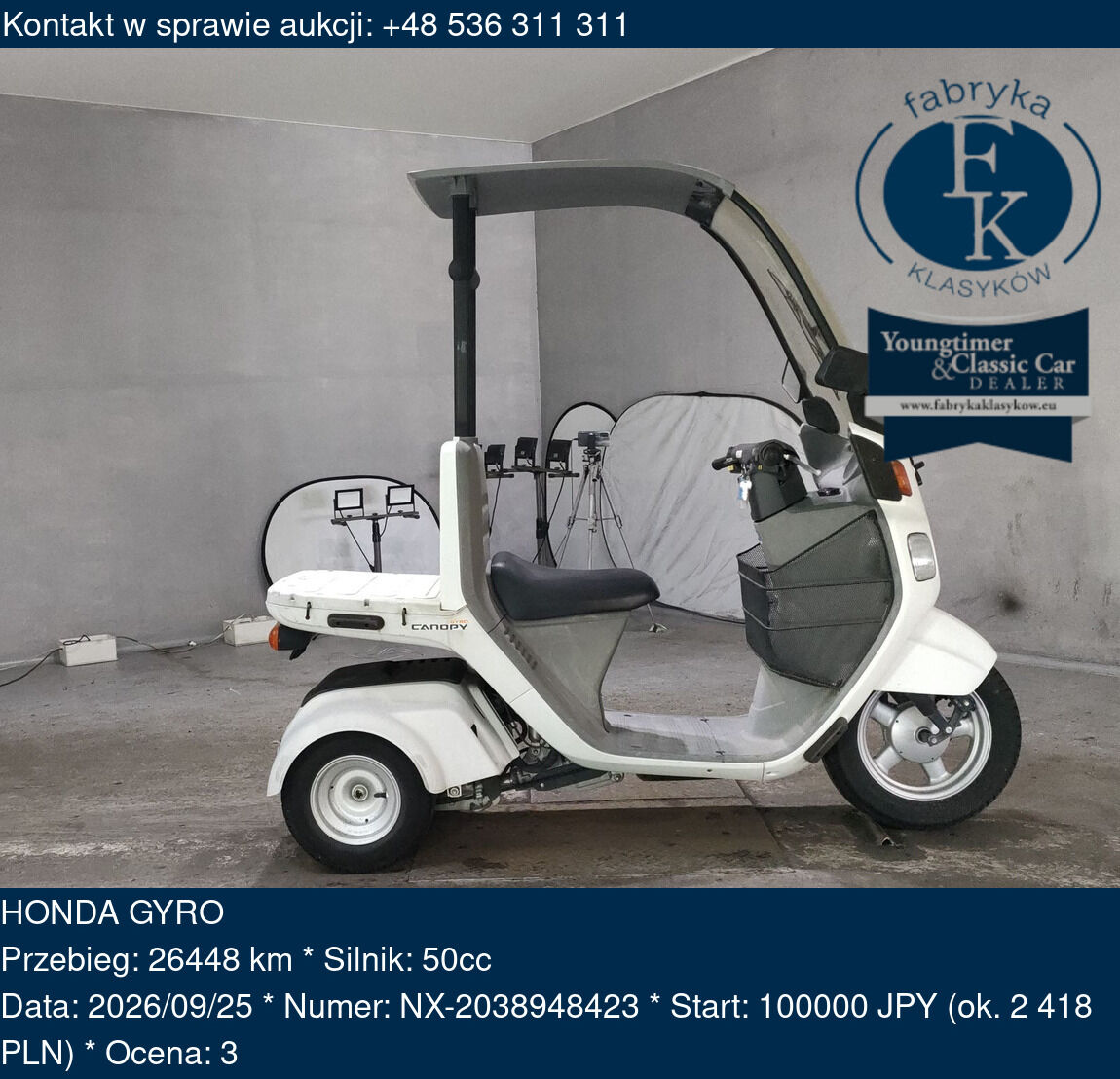 HONDA GYRO  - zdjęcie 2