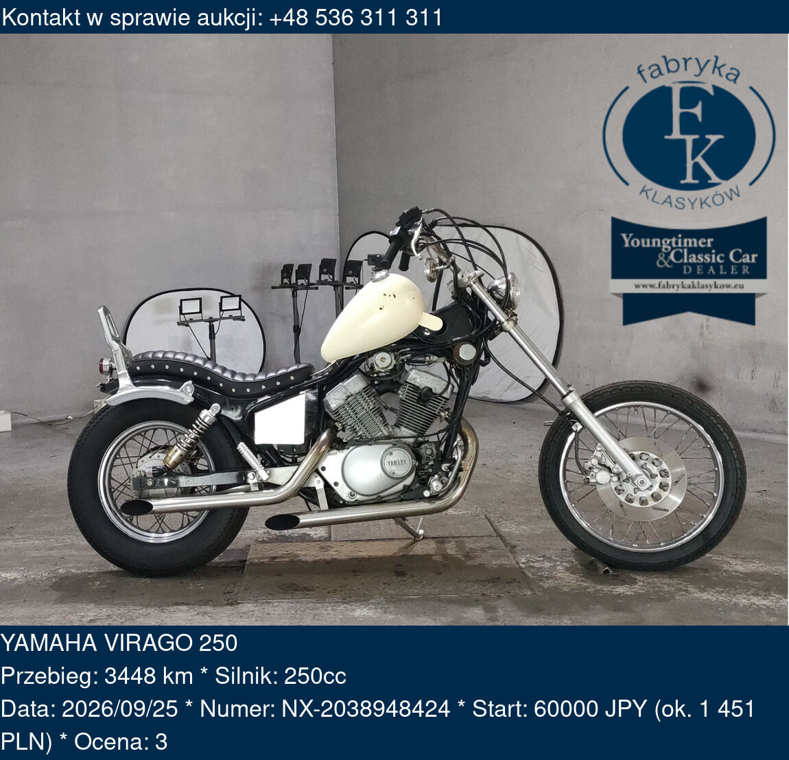 YAMAHA VIRAGO 250  - zdjęcie 2