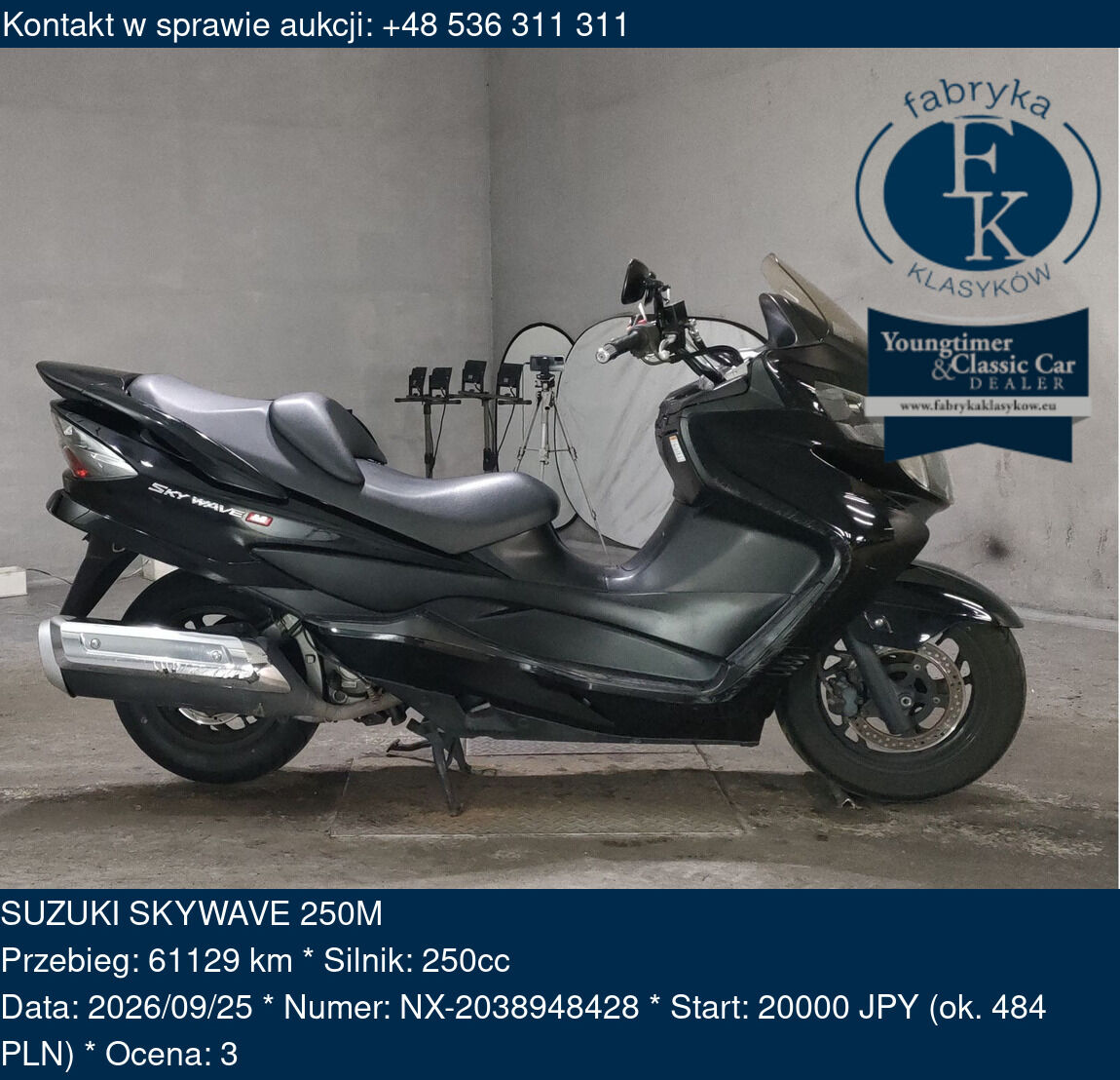SUZUKI SKYWAVE 250M  - zdjęcie 2