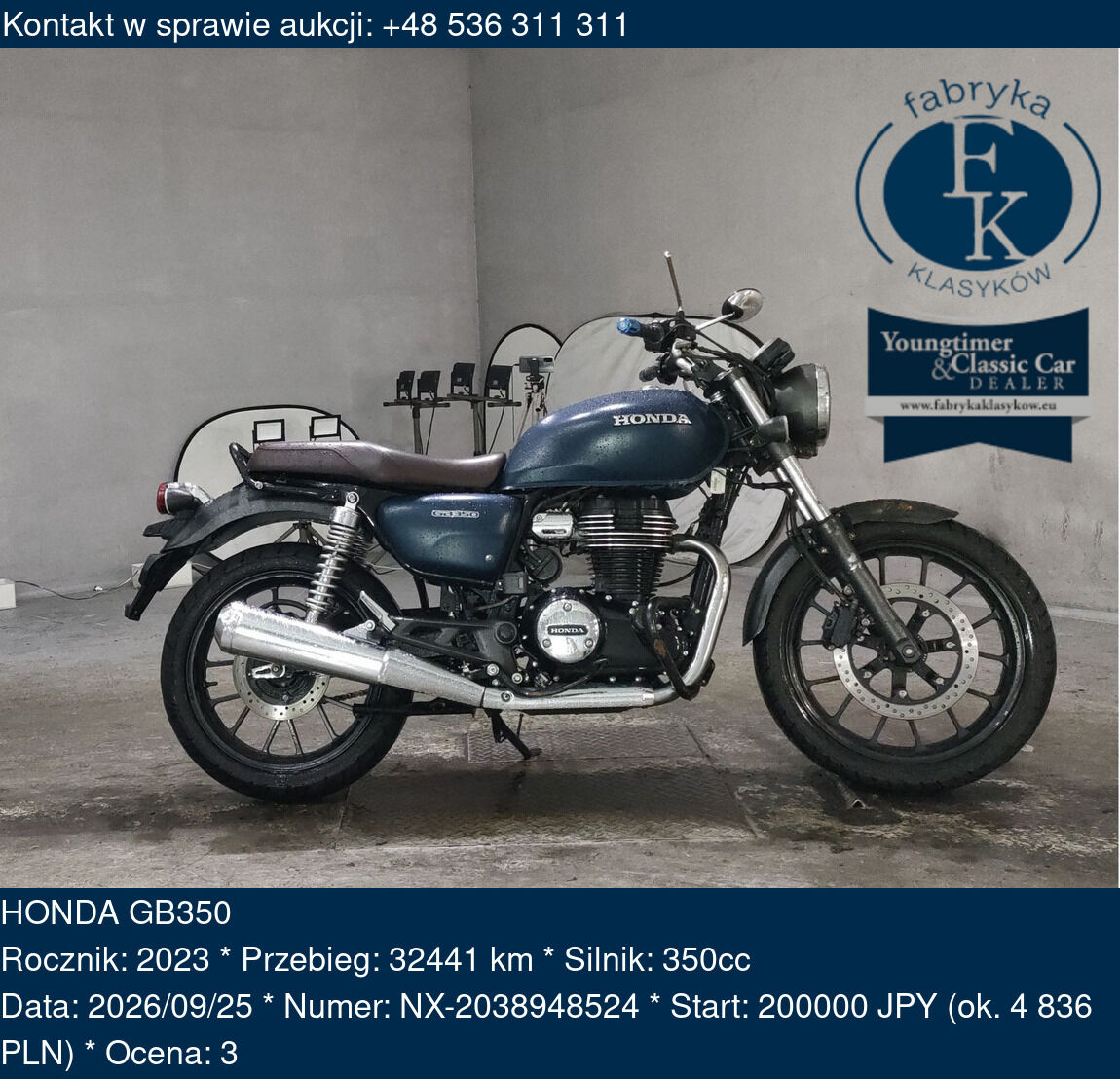 HONDA GB350 2023 - zdjęcie 2
