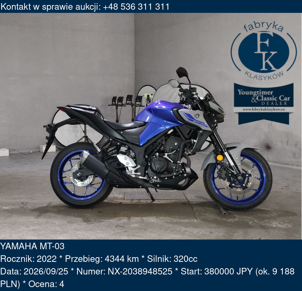YAMAHA MT-03 2022 - zdjęcie 2