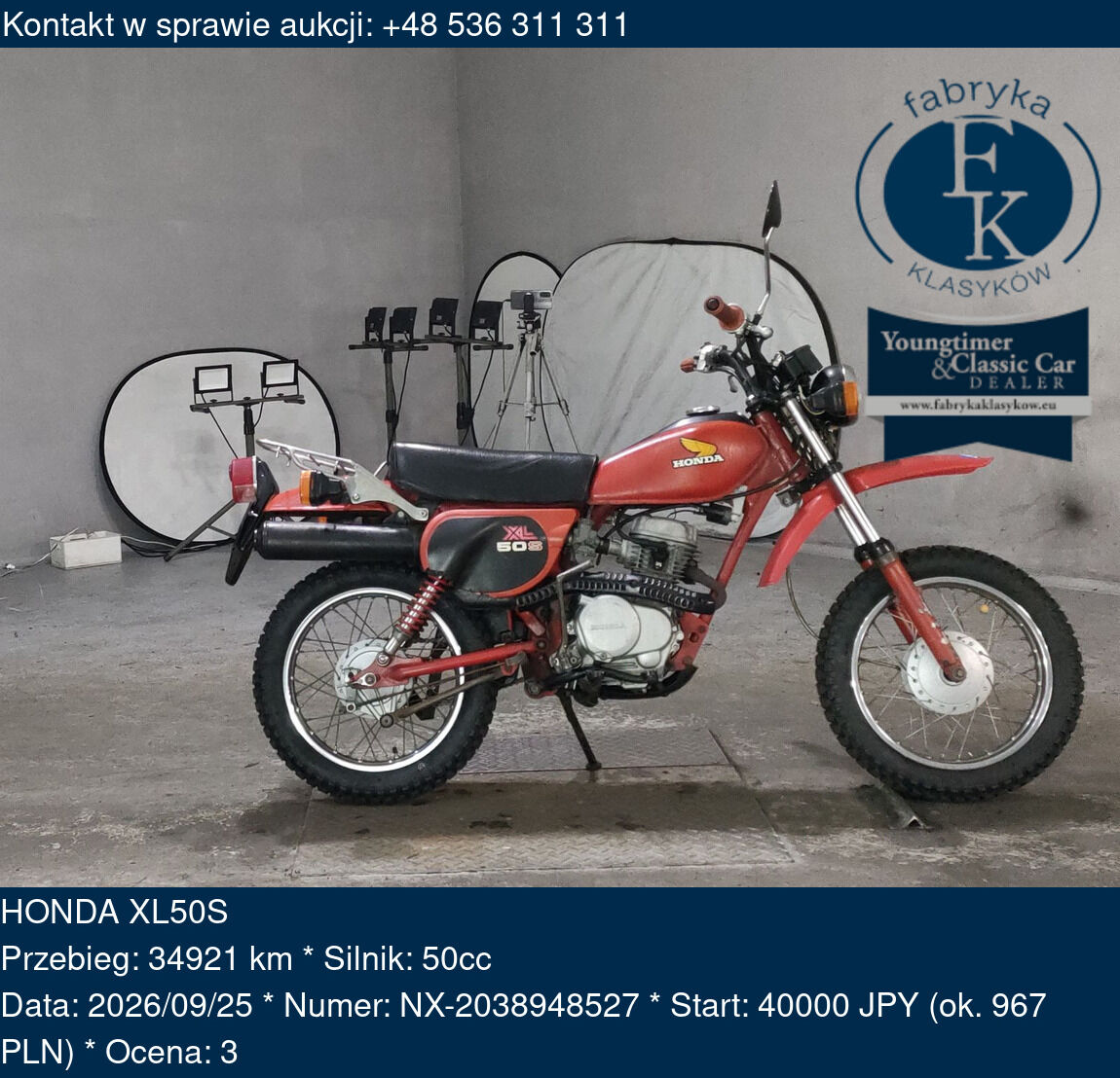 HONDA XL50S  - zdjęcie 2