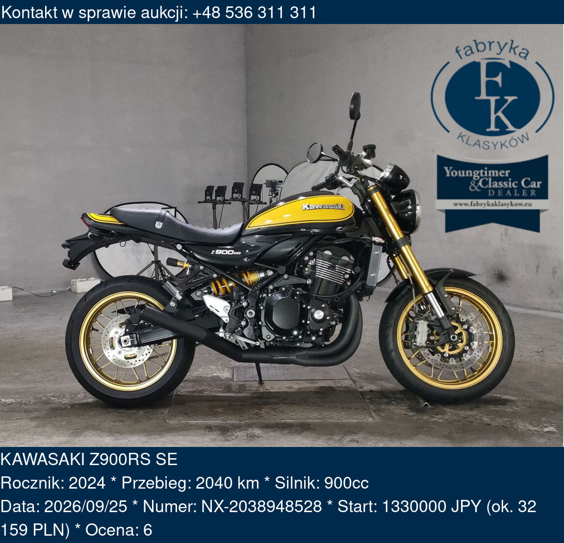 KAWASAKI Z900RS SE 2024 - zdjęcie 2