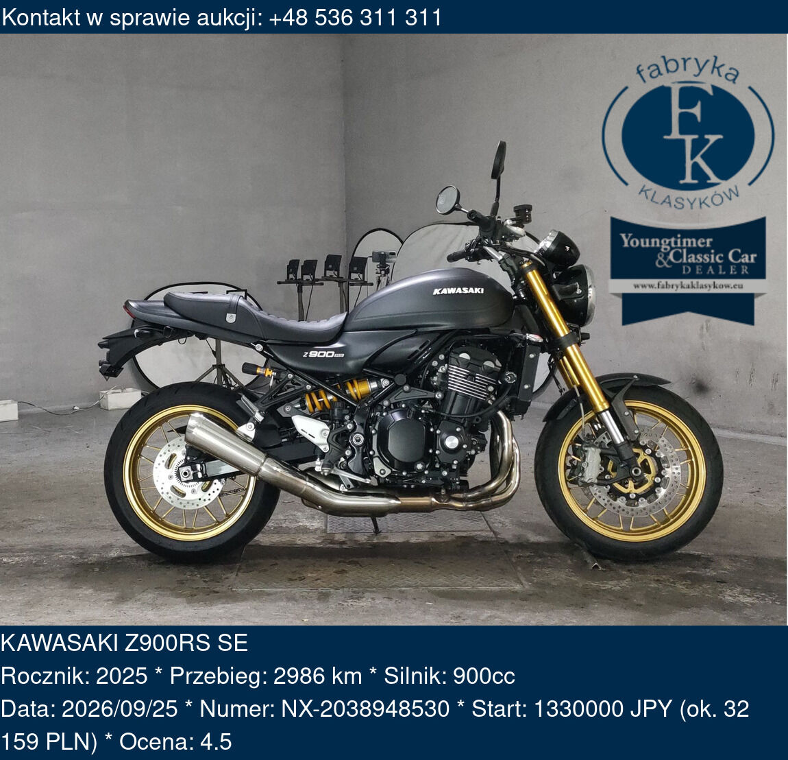 KAWASAKI Z900RS SE 2025 - zdjęcie 2