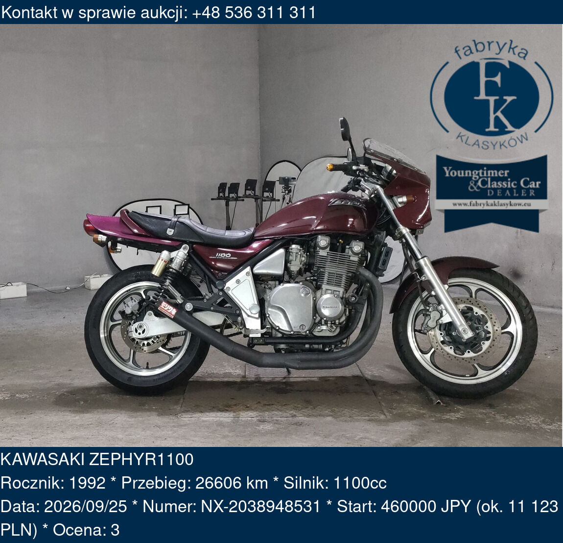 KAWASAKI ZEPHYR1100 1992 - zdjęcie 2