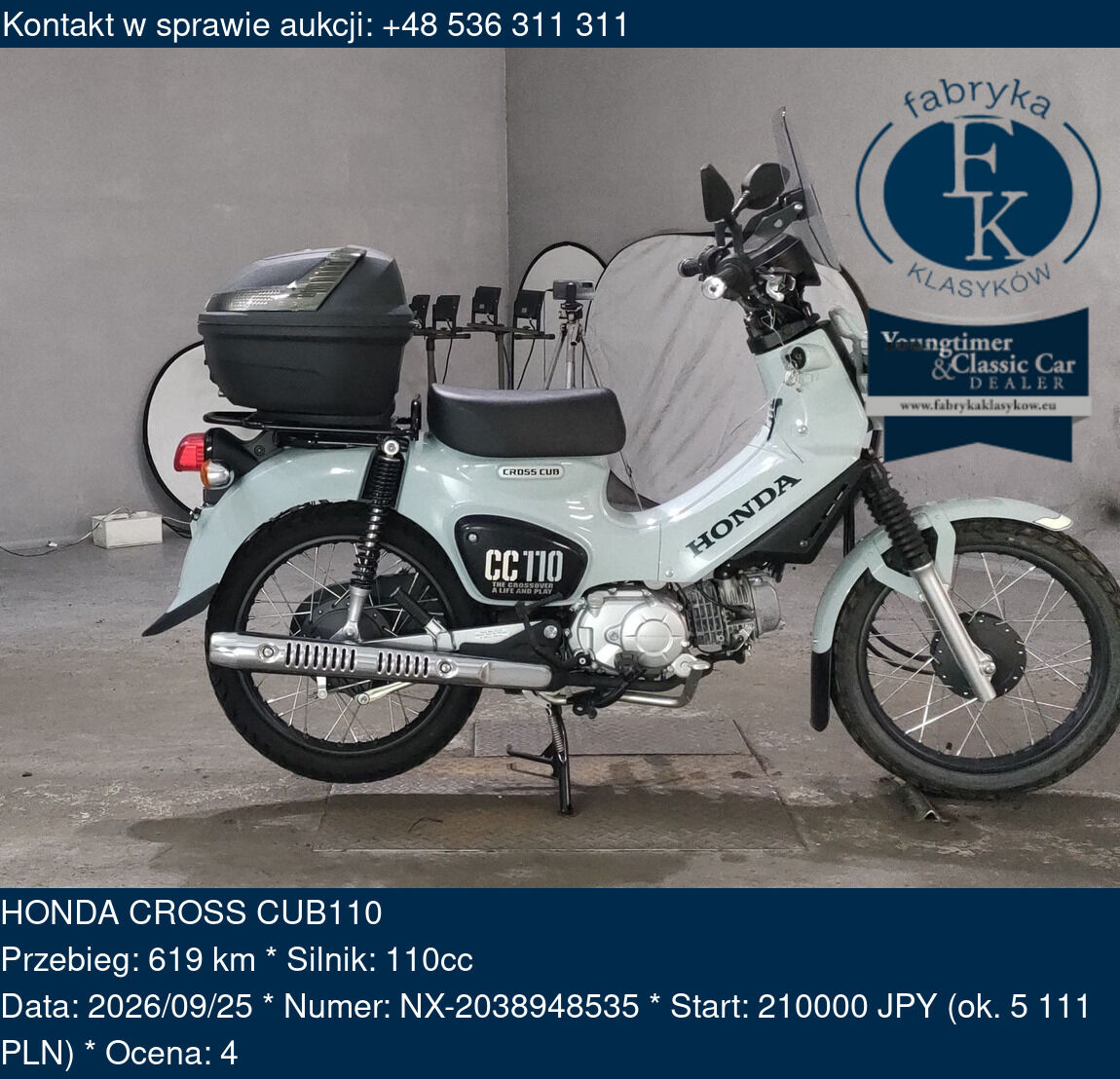 HONDA CROSS CUB110  - zdjęcie 2