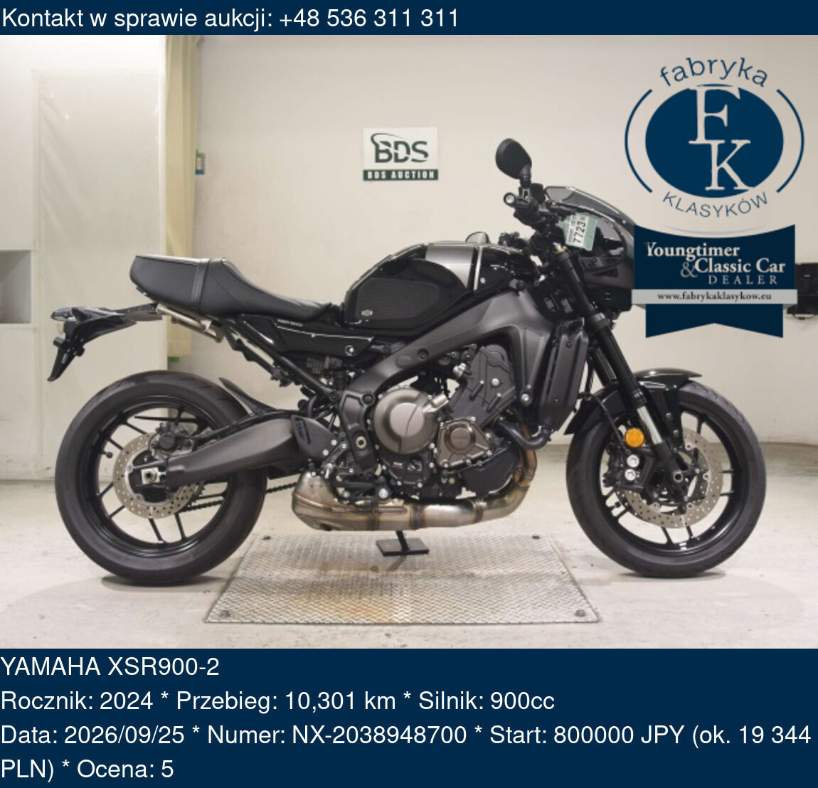 YAMAHA XSR900-2 2024 - zdjęcie 2