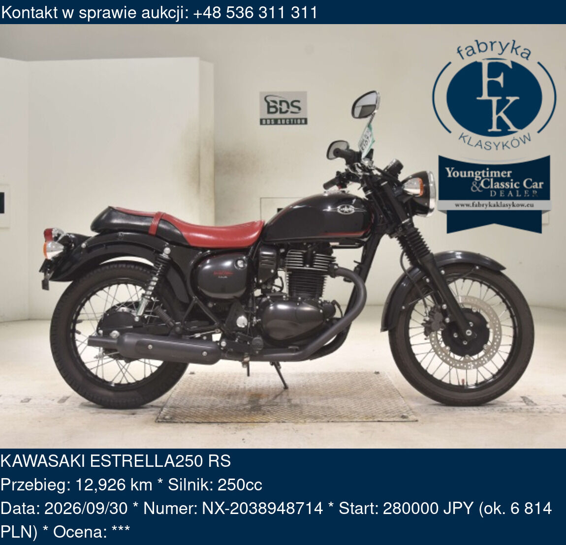 KAWASAKI ESTRELLA250 RS  - zdjęcie 2