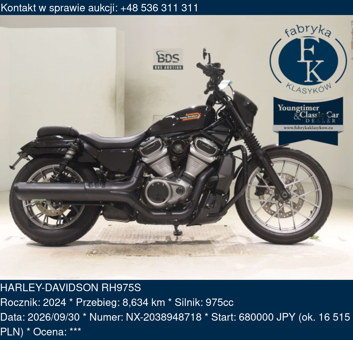 HARLEY-DAVIDSON RH975S 2024 - zdjęcie 2