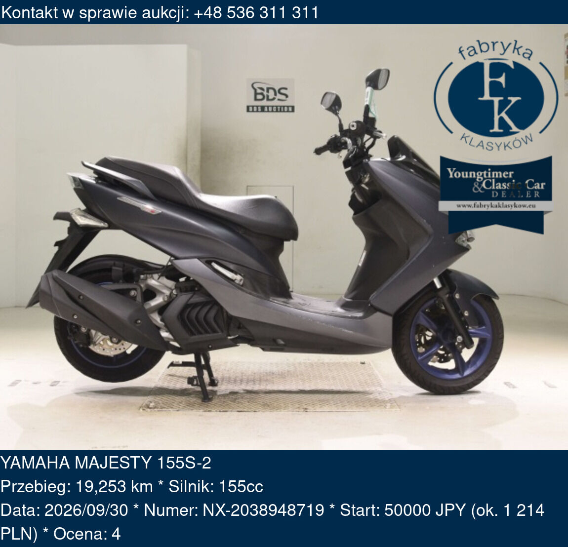 YAMAHA MAJESTY 155S-2  - zdjęcie 2