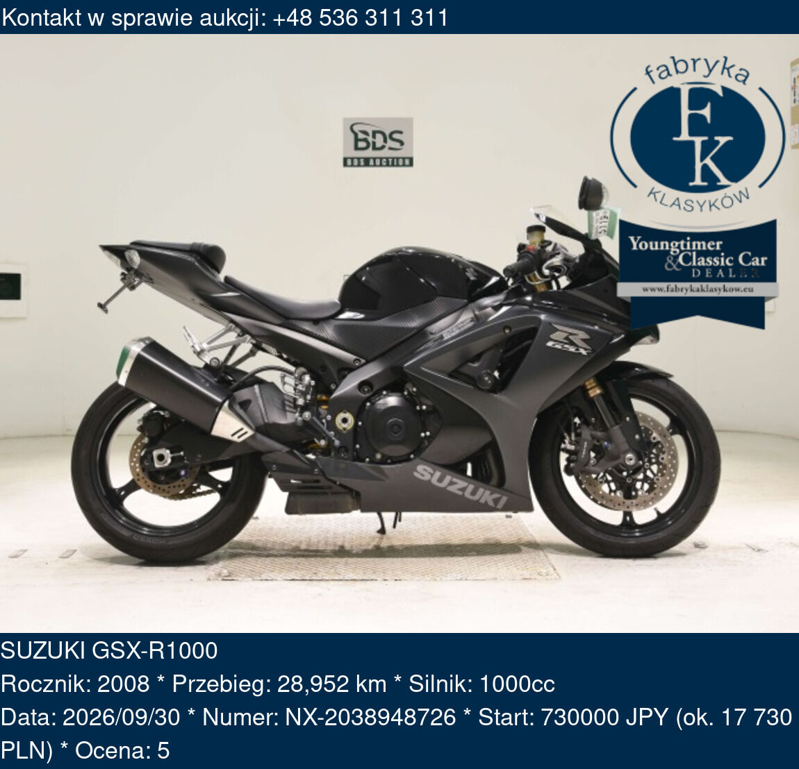 SUZUKI GSX-R1000 2008 - zdjęcie 2