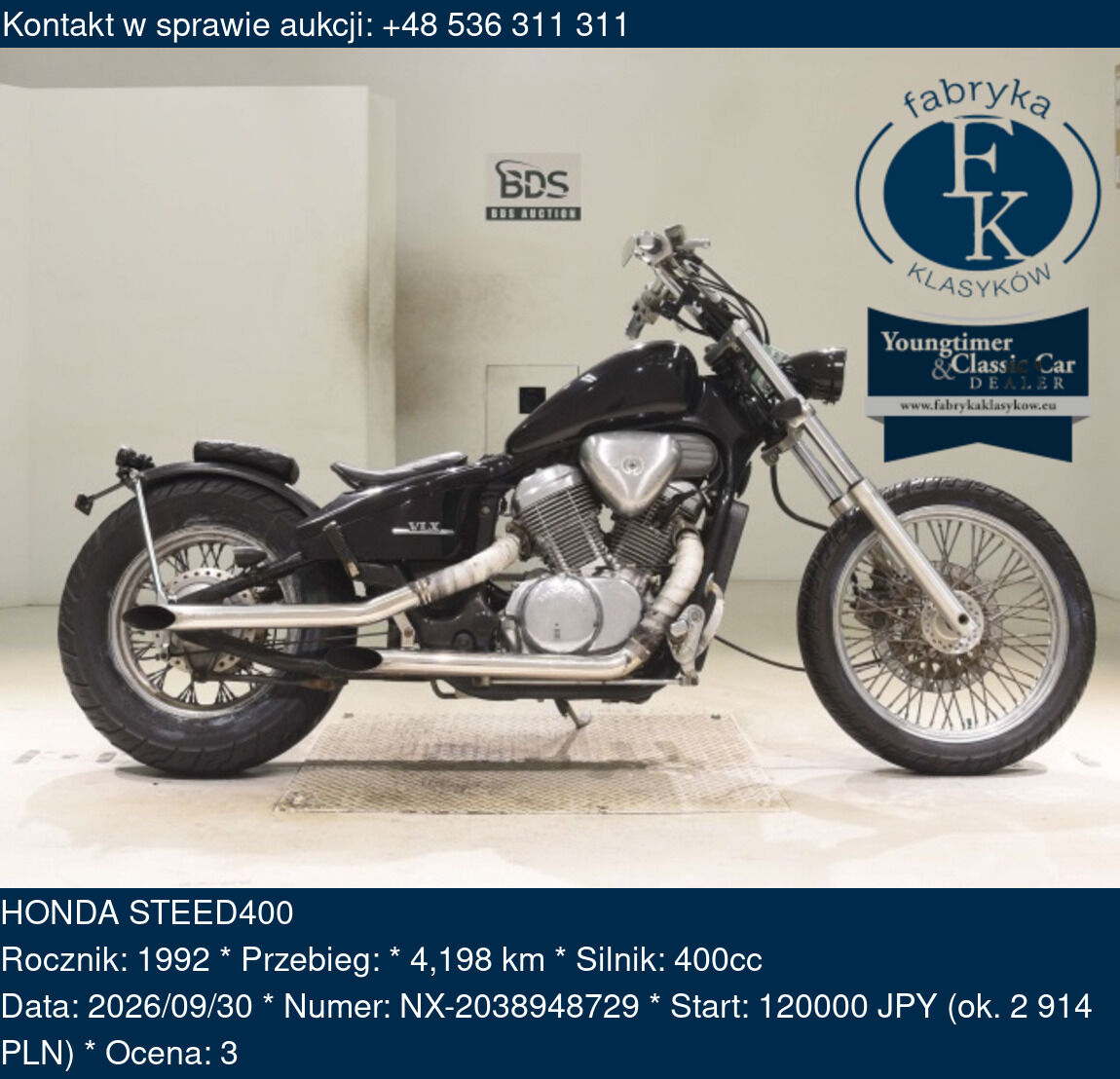 HONDA STEED400 1992 - zdjęcie 2