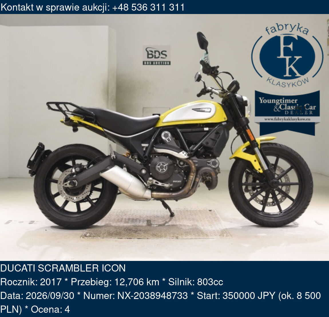 DUCATI SCRAMBLER ICON 2017 - zdjęcie 2