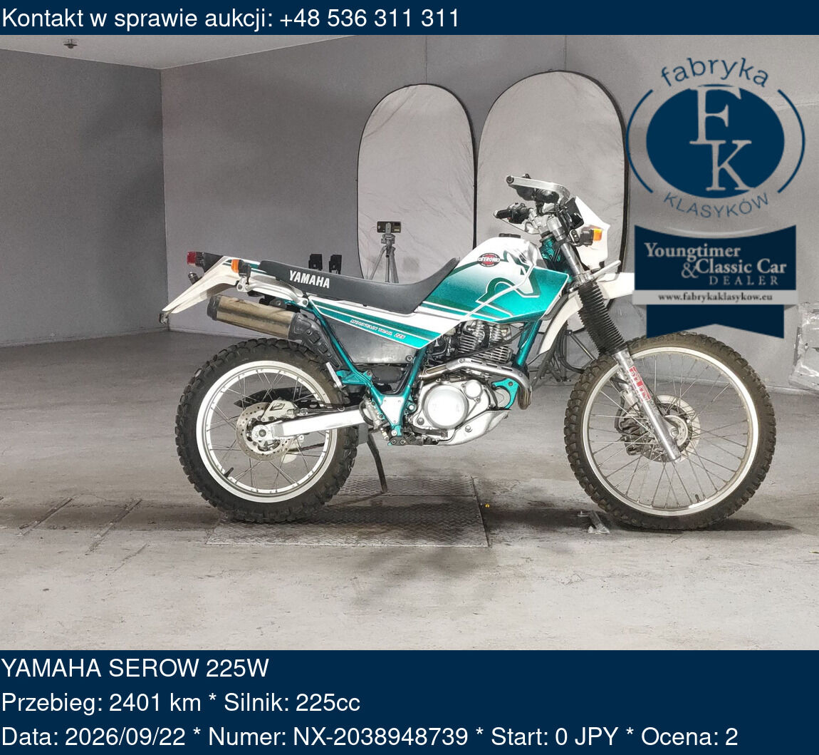 YAMAHA SEROW 225W  - zdjęcie 2