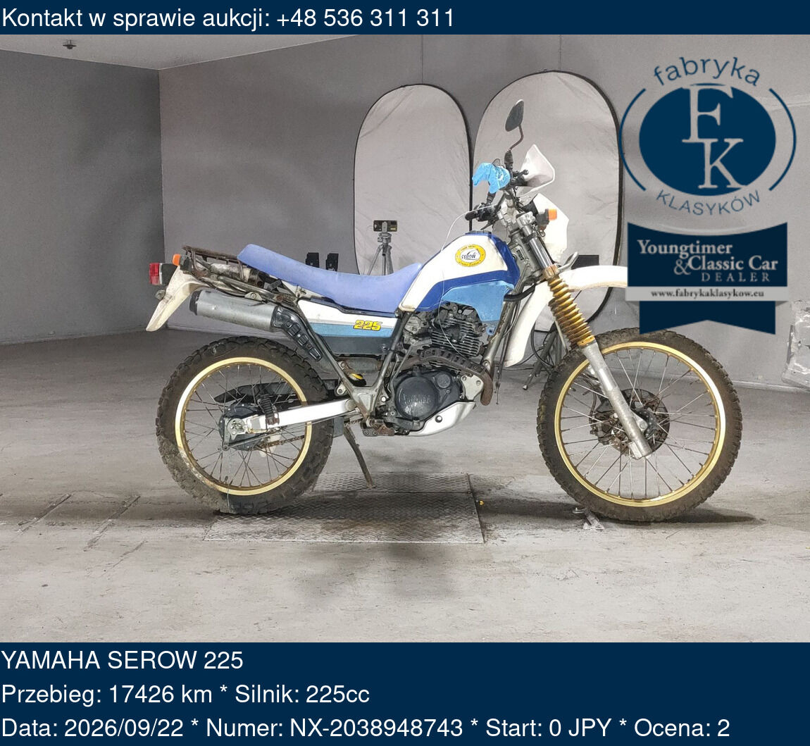 YAMAHA SEROW 225  - zdjęcie 2