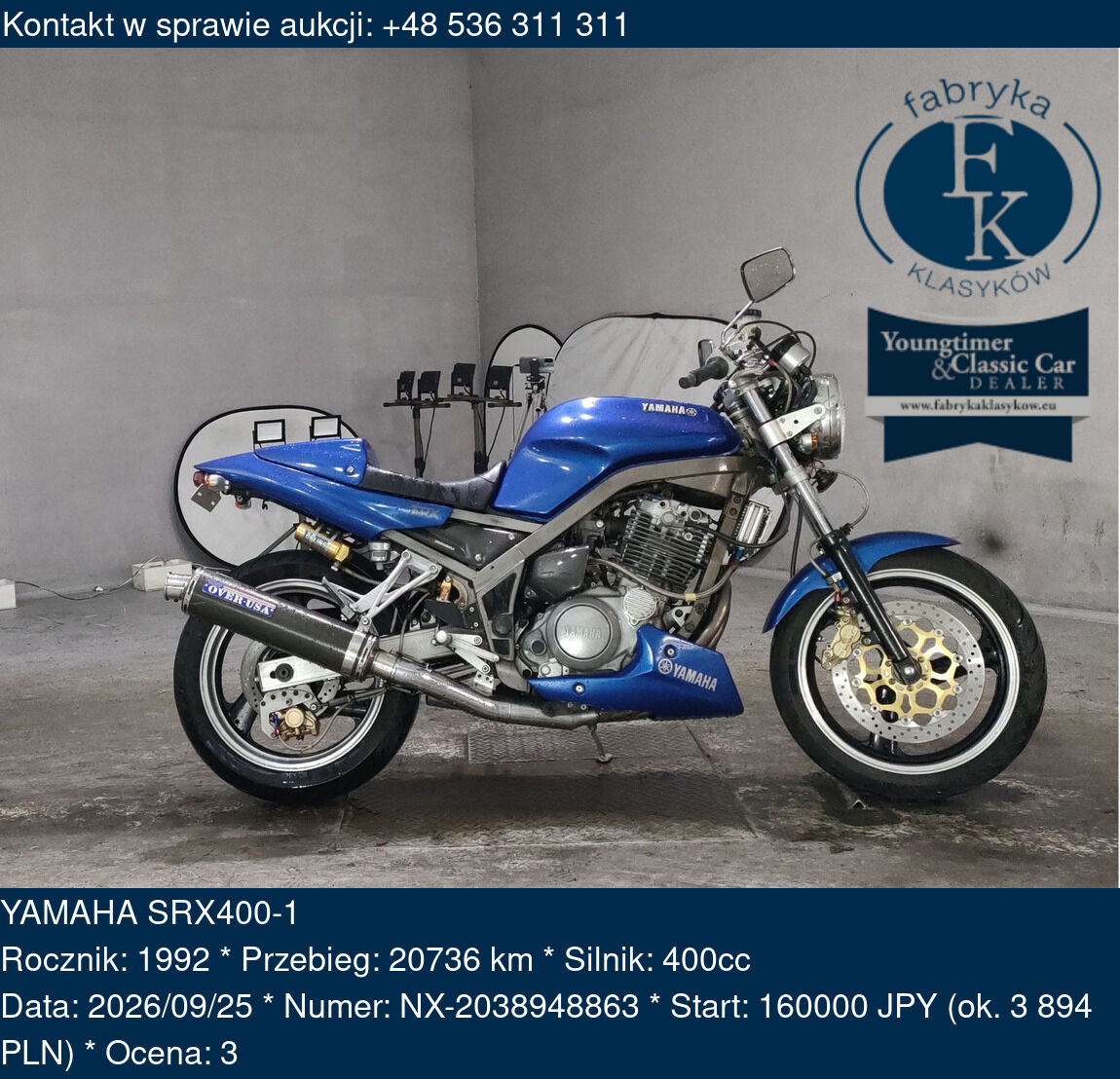 YAMAHA SRX400-1 1992 - zdjęcie 2