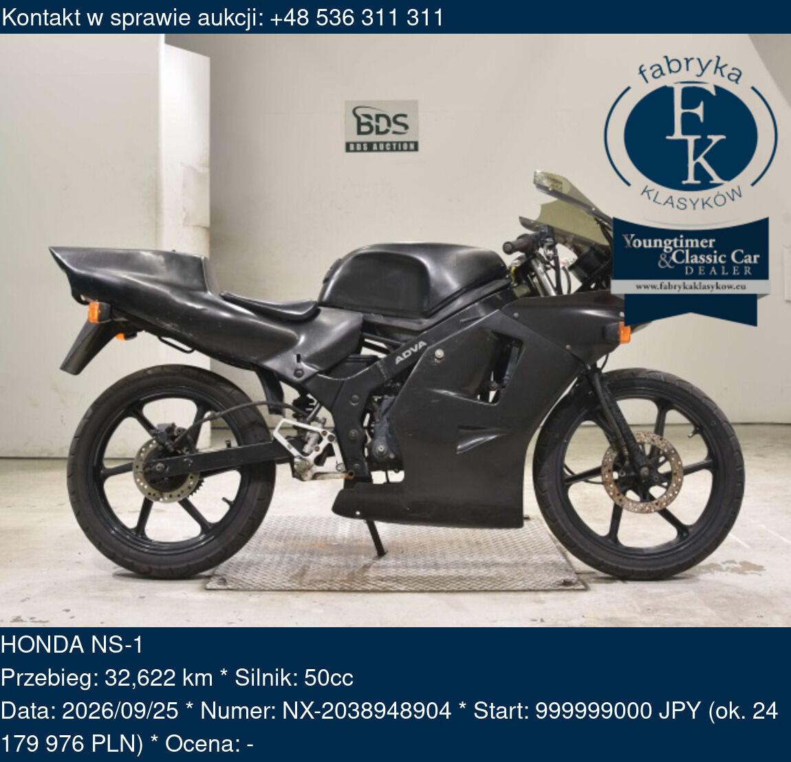 HONDA NS-1  - zdjęcie 2