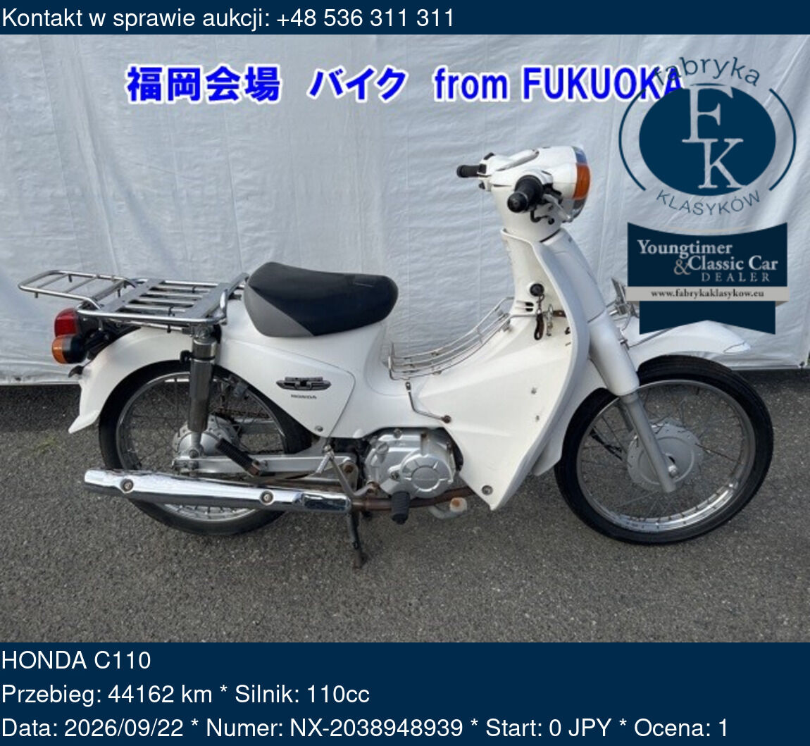 HONDA C110  - zdjęcie 2