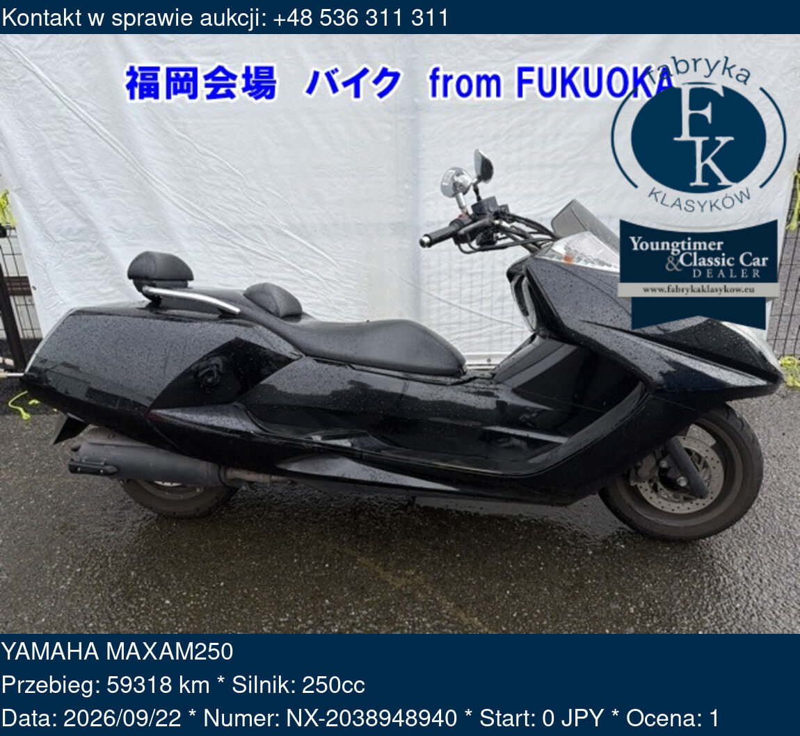 YAMAHA MAXAM250  - zdjęcie 2