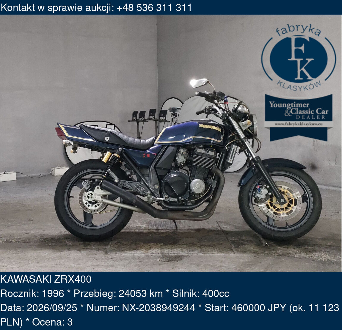 KAWASAKI ZRX400 1996 - zdjęcie 2