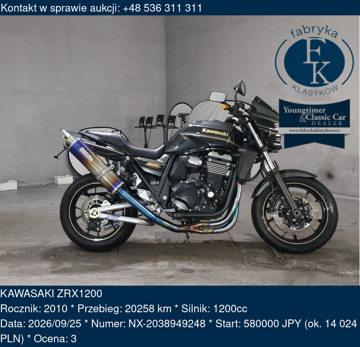 KAWASAKI ZRX1200 2010 - zdjęcie 2