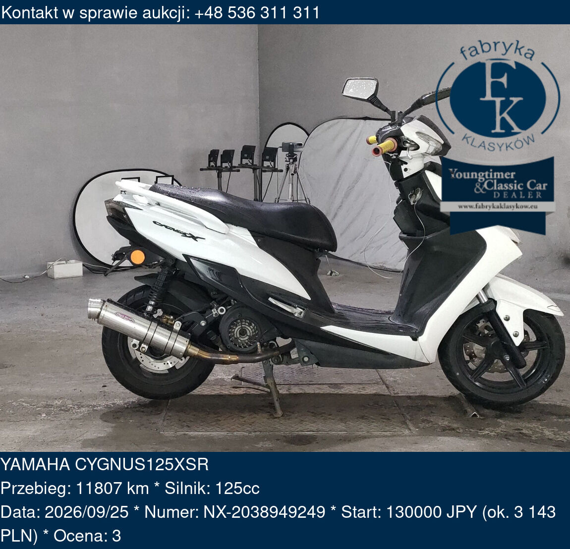 YAMAHA CYGNUS125XSR - zdjęcie 2