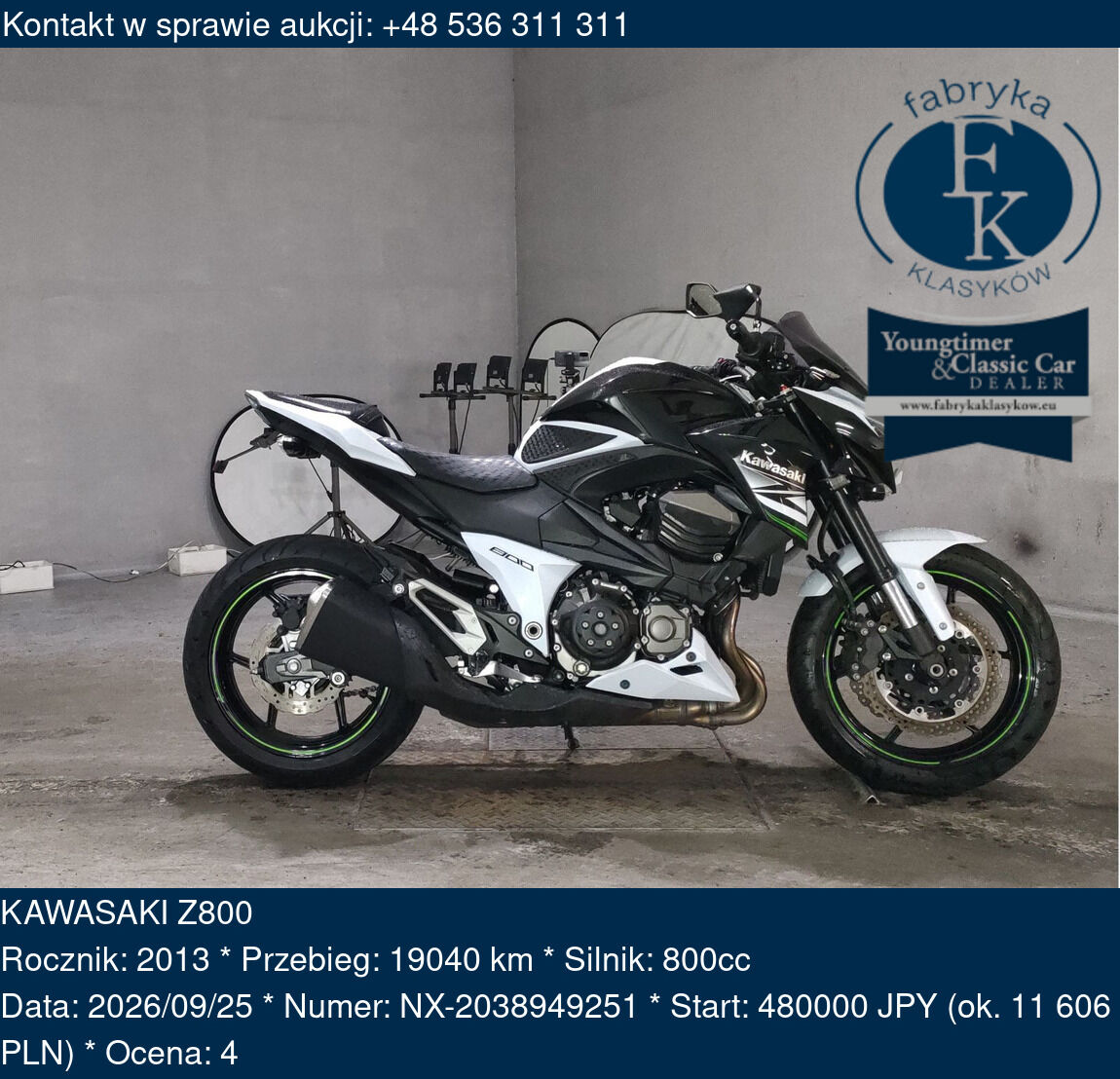 KAWASAKI Z800 2013 - zdjęcie 2