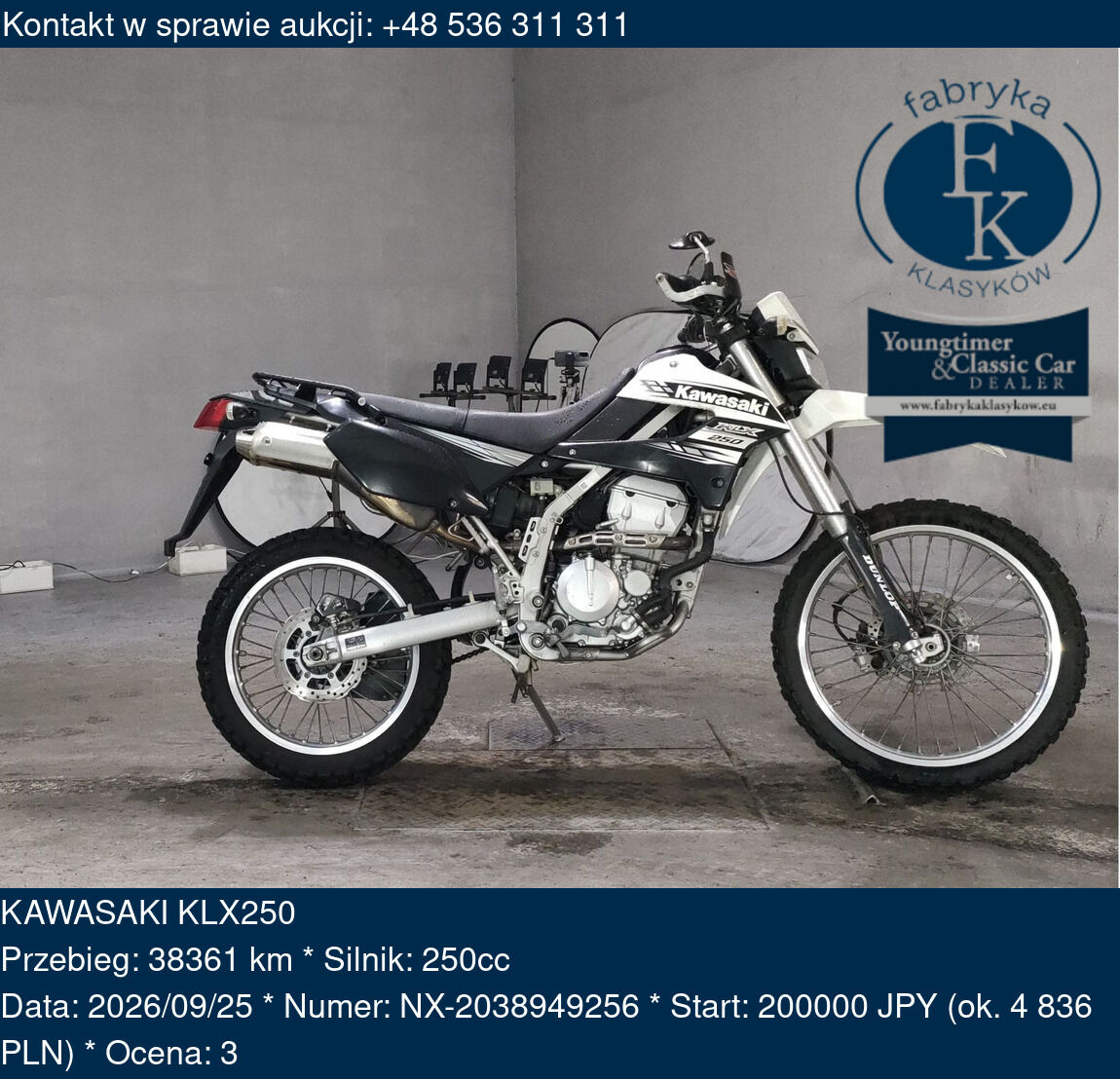 KAWASAKI KLX250  - zdjęcie 2