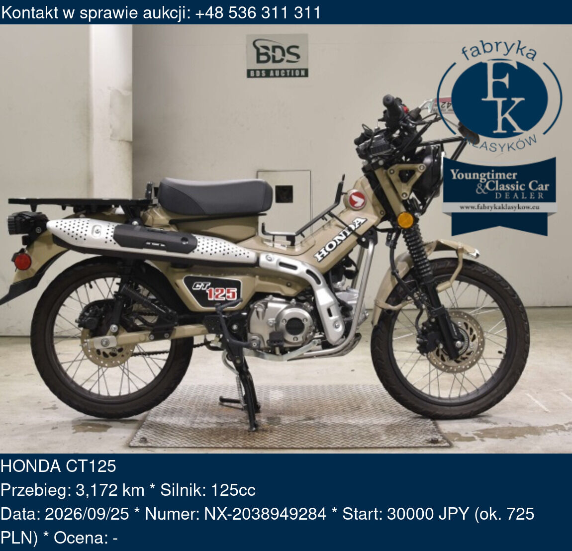 HONDA CT125  - zdjęcie 2