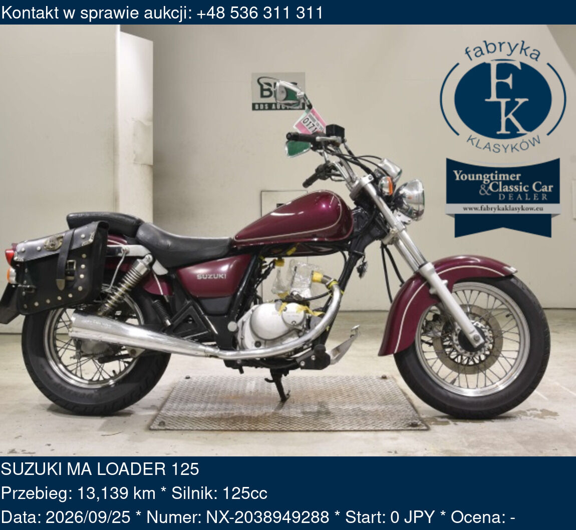 SUZUKI MA LOADER 125  - zdjęcie 2