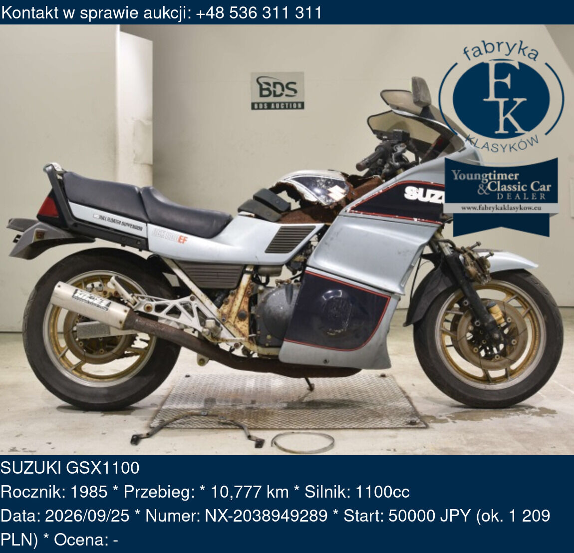 SUZUKI GSX1100 1985 - zdjęcie 2