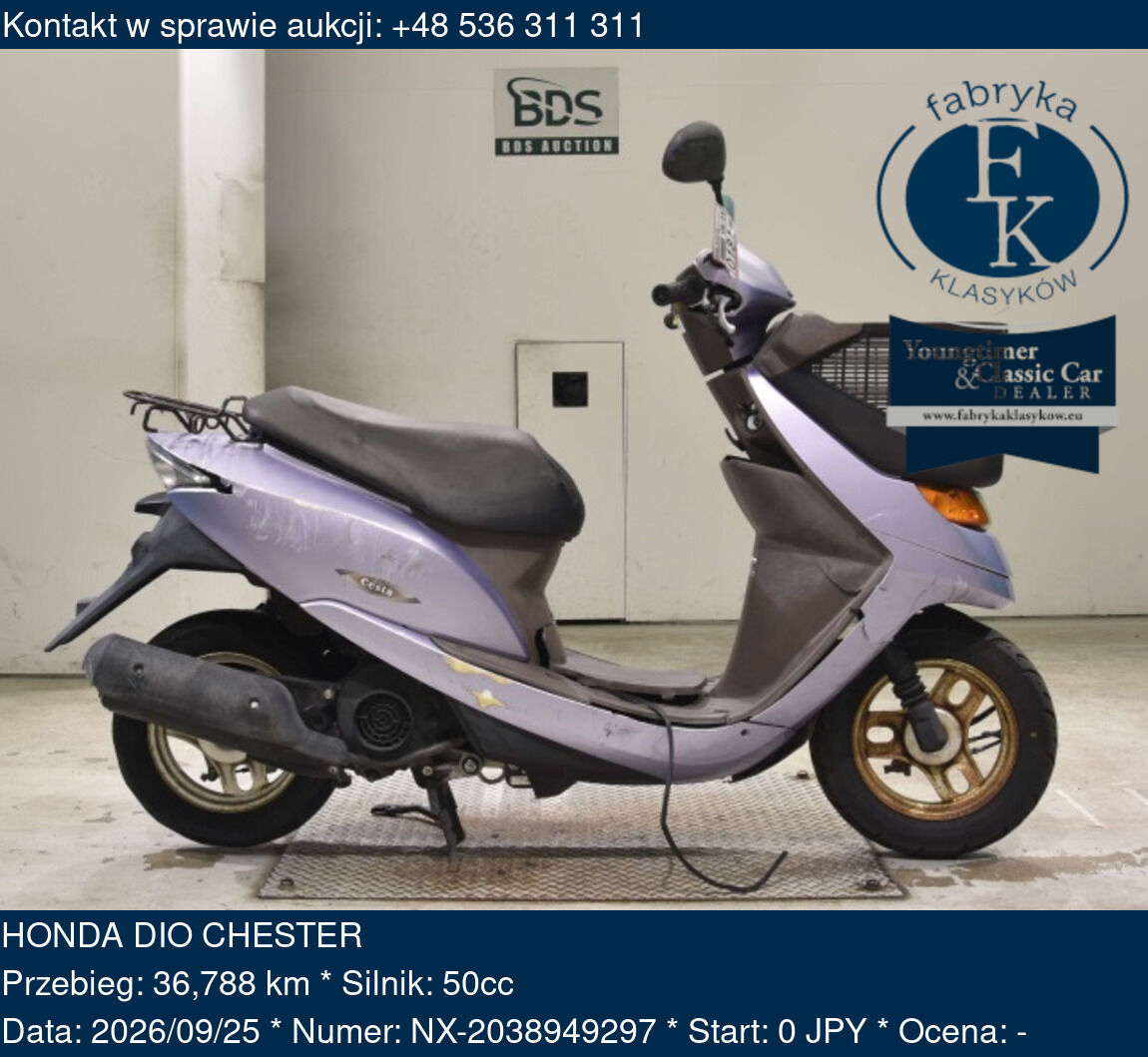 HONDA DIO CHESTER  - zdjęcie 2