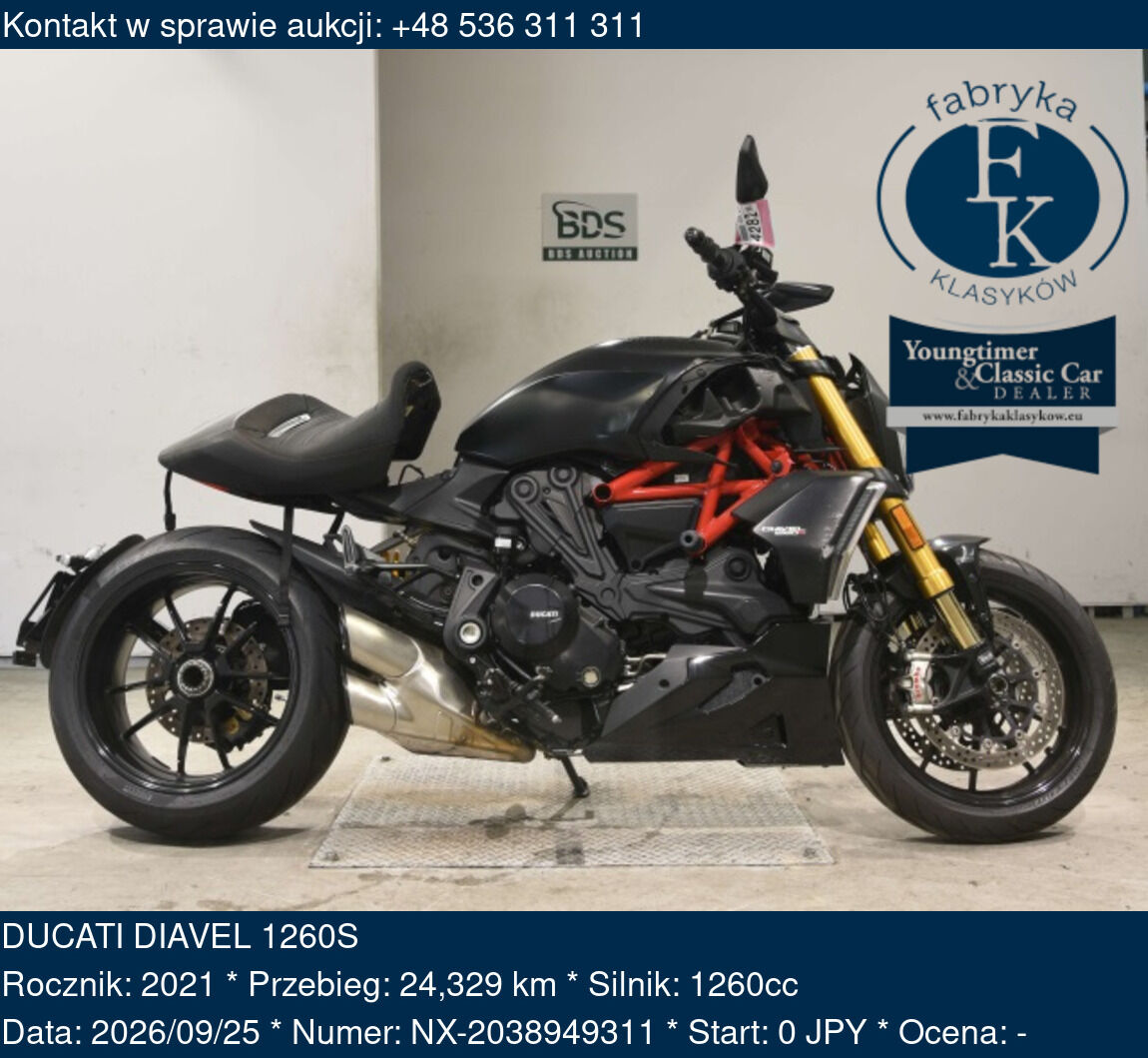 DUCATI DIAVEL 1260S 2021 - zdjęcie 2