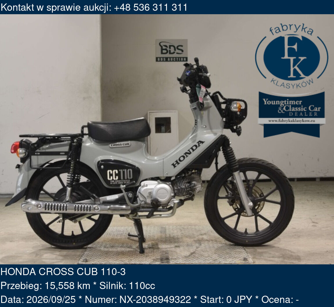 HONDA CROSS CUB 110-3  - zdjęcie 2