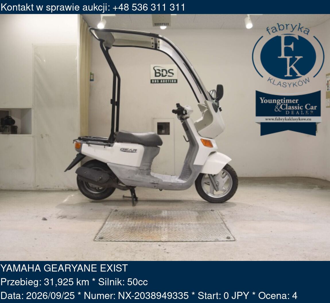YAMAHA GEARYANE EXIST  - zdjęcie 2