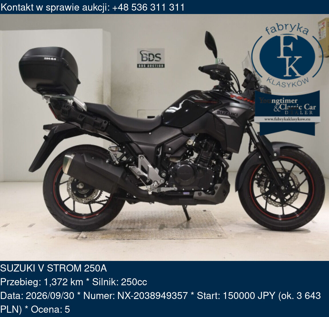 SUZUKI V STROM 250A  - zdjęcie 2