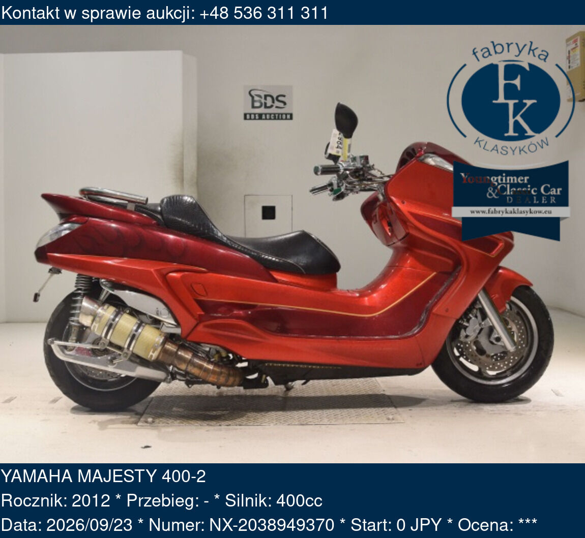 YAMAHA MAJESTY 400-2 2012 - zdjęcie 2