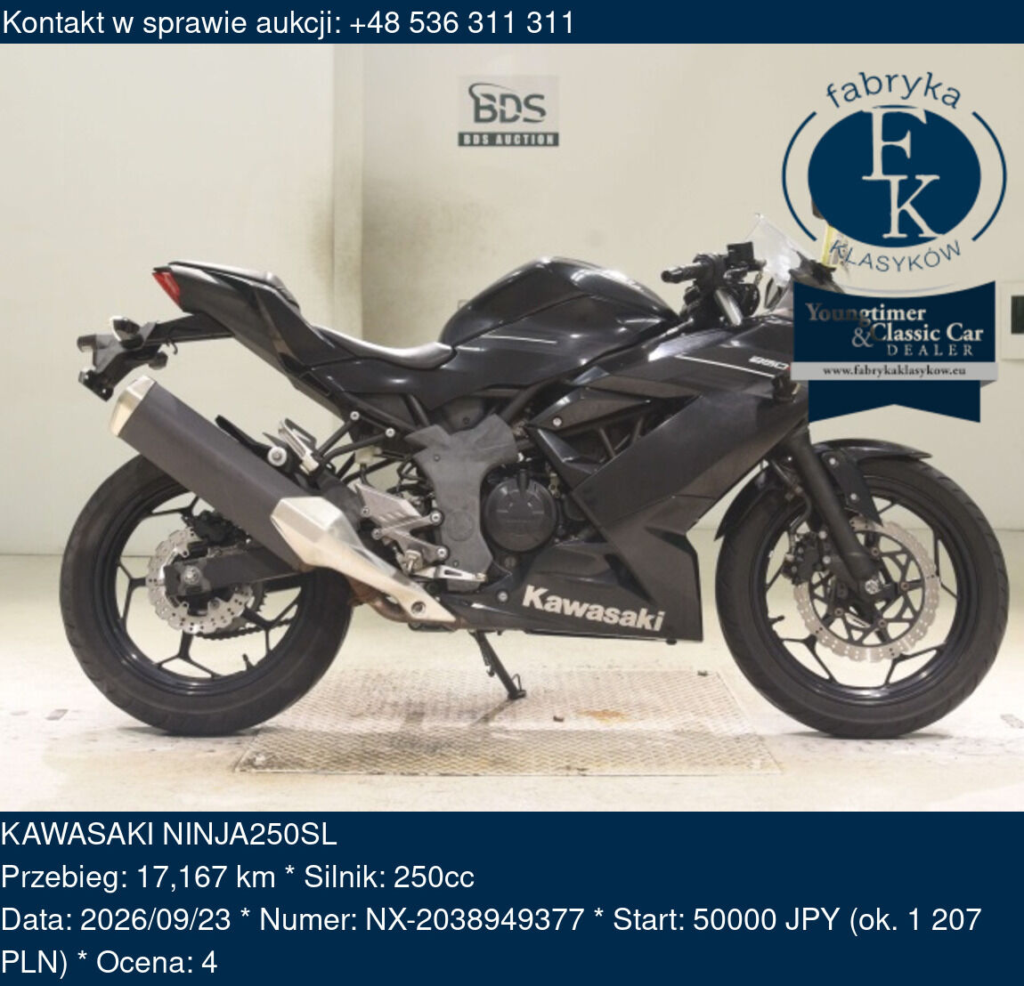 KAWASAKI NINJA250SL - zdjęcie 2