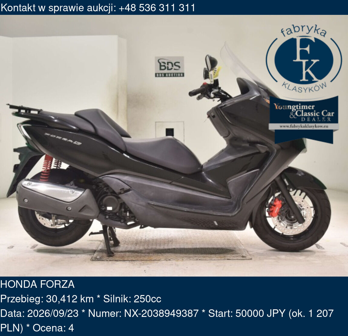HONDA FORZA  - zdjęcie 2