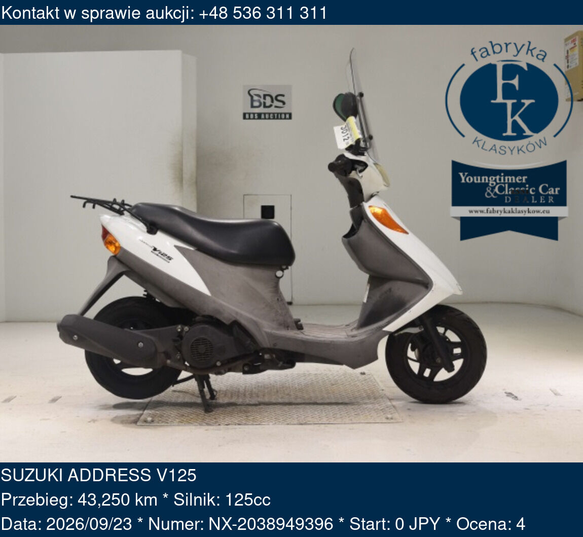 SUZUKI ADDRESS V125  - zdjęcie 2
