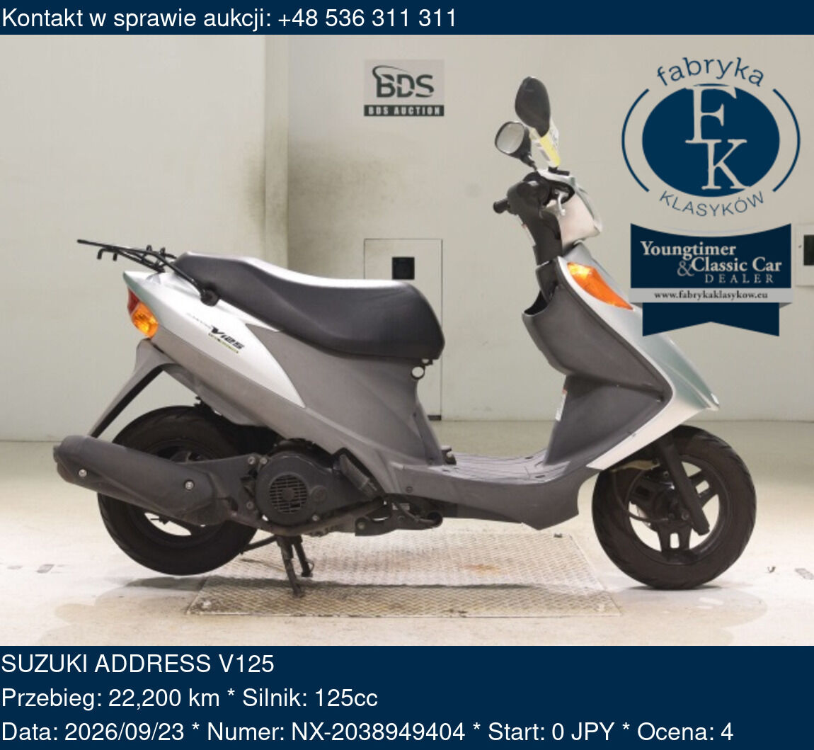 SUZUKI ADDRESS V125  - zdjęcie 2