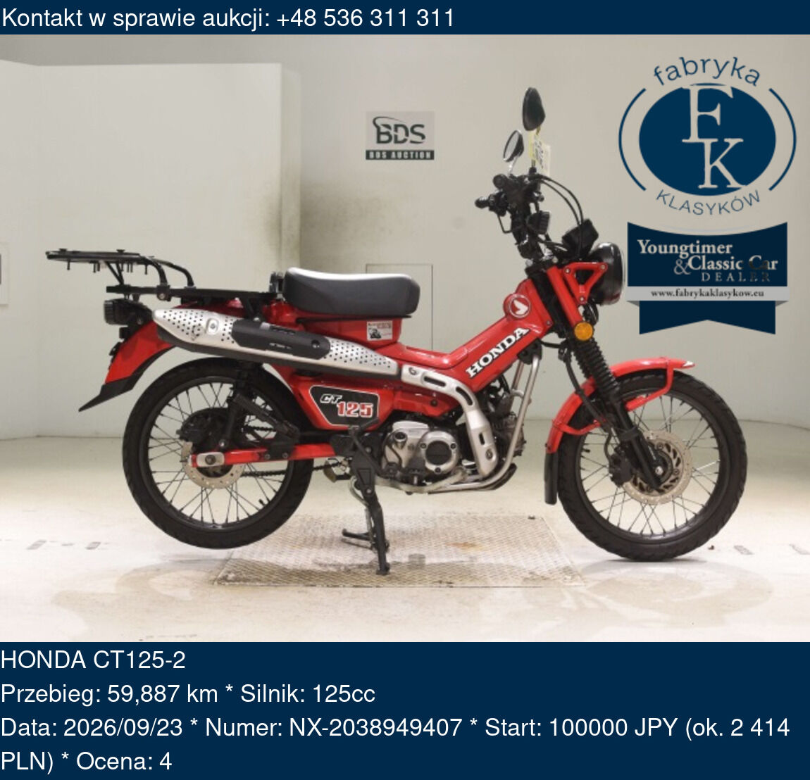 HONDA CT125-2  - zdjęcie 2