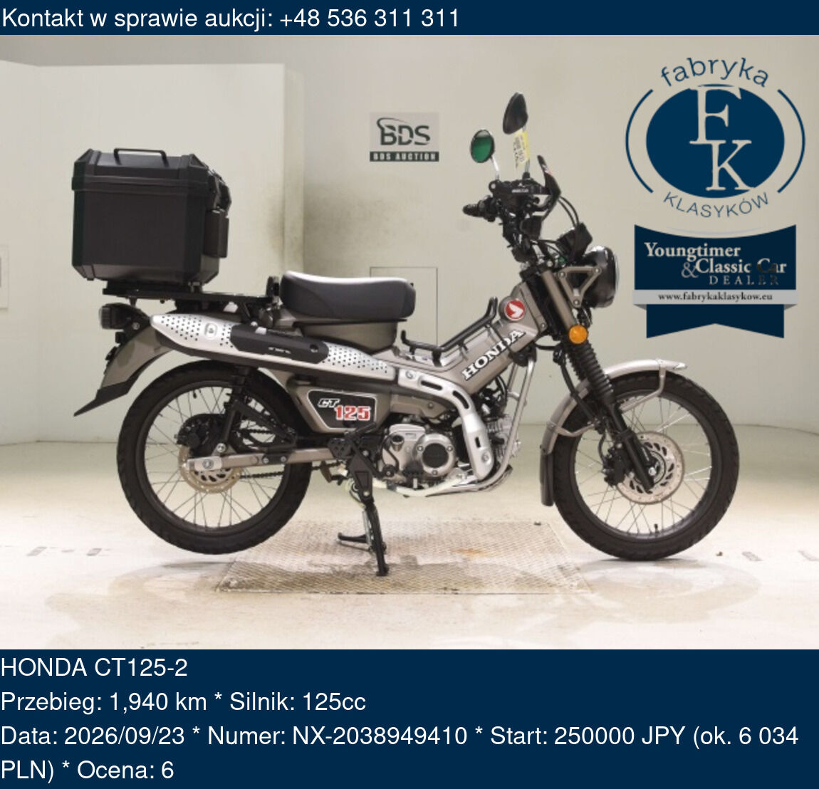 HONDA CT125-2  - zdjęcie 2