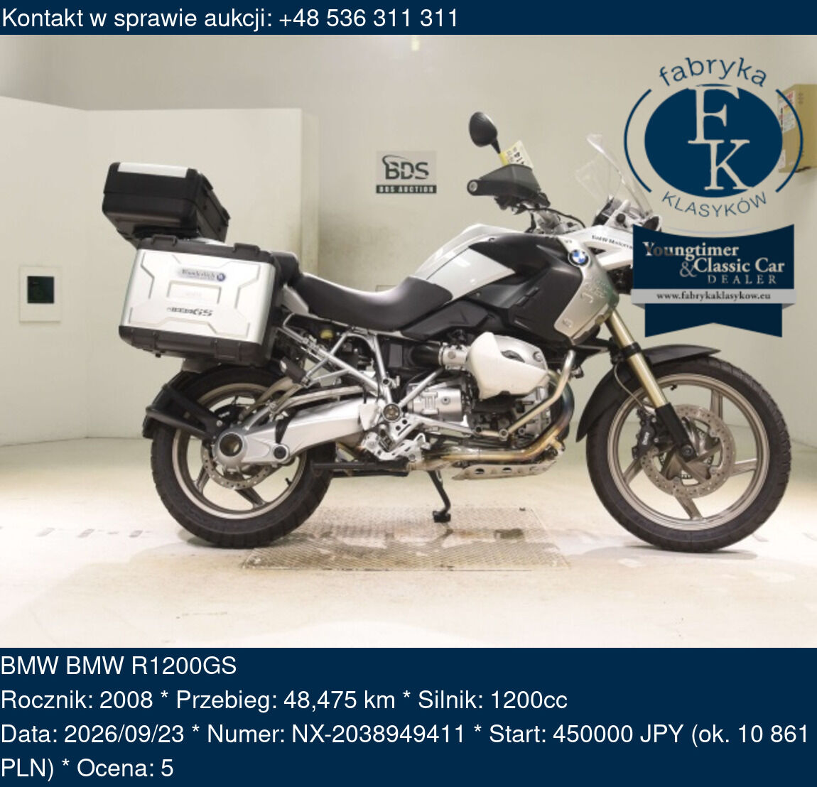 BMW BMW R1200GS 2008 - zdjęcie 2