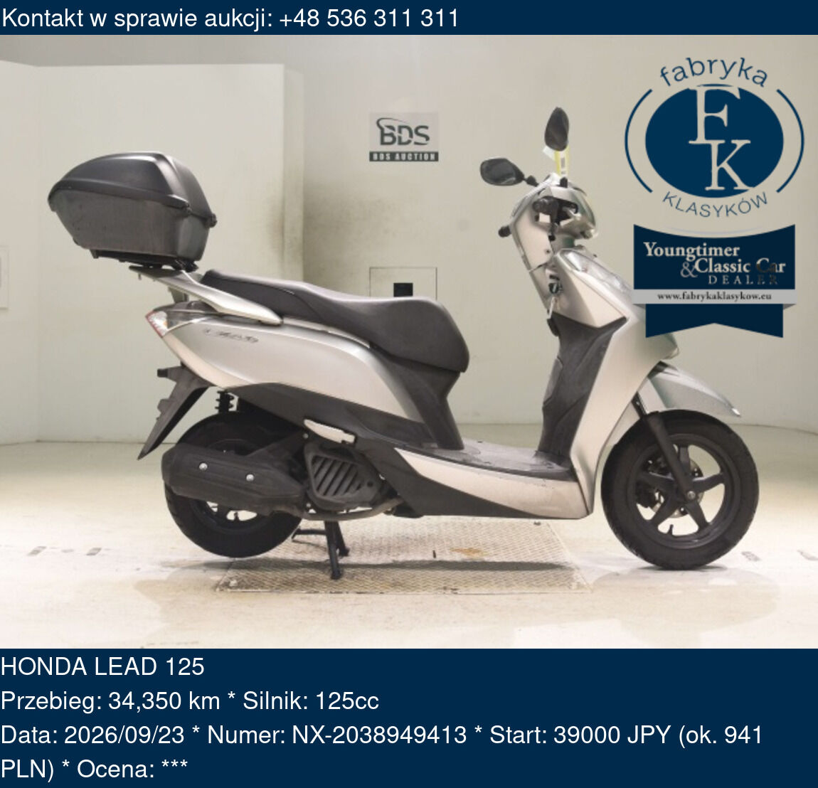 HONDA LEAD 125  - zdjęcie 2