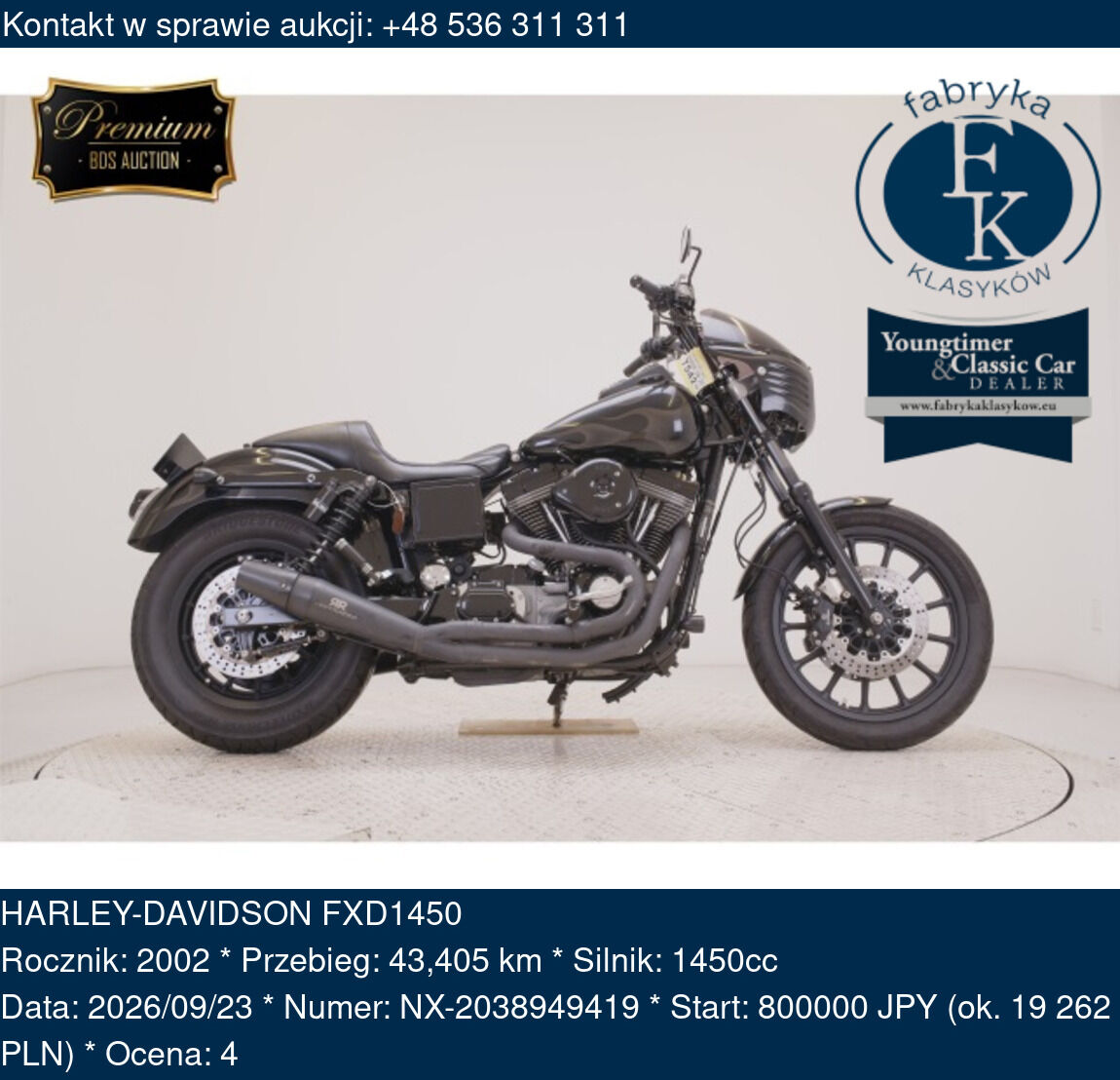 HARLEY-DAVIDSON FXD1450 2002 - zdjęcie 2