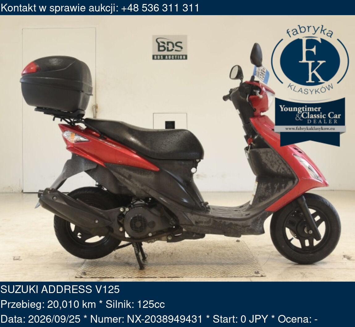 SUZUKI ADDRESS V125  - zdjęcie 2
