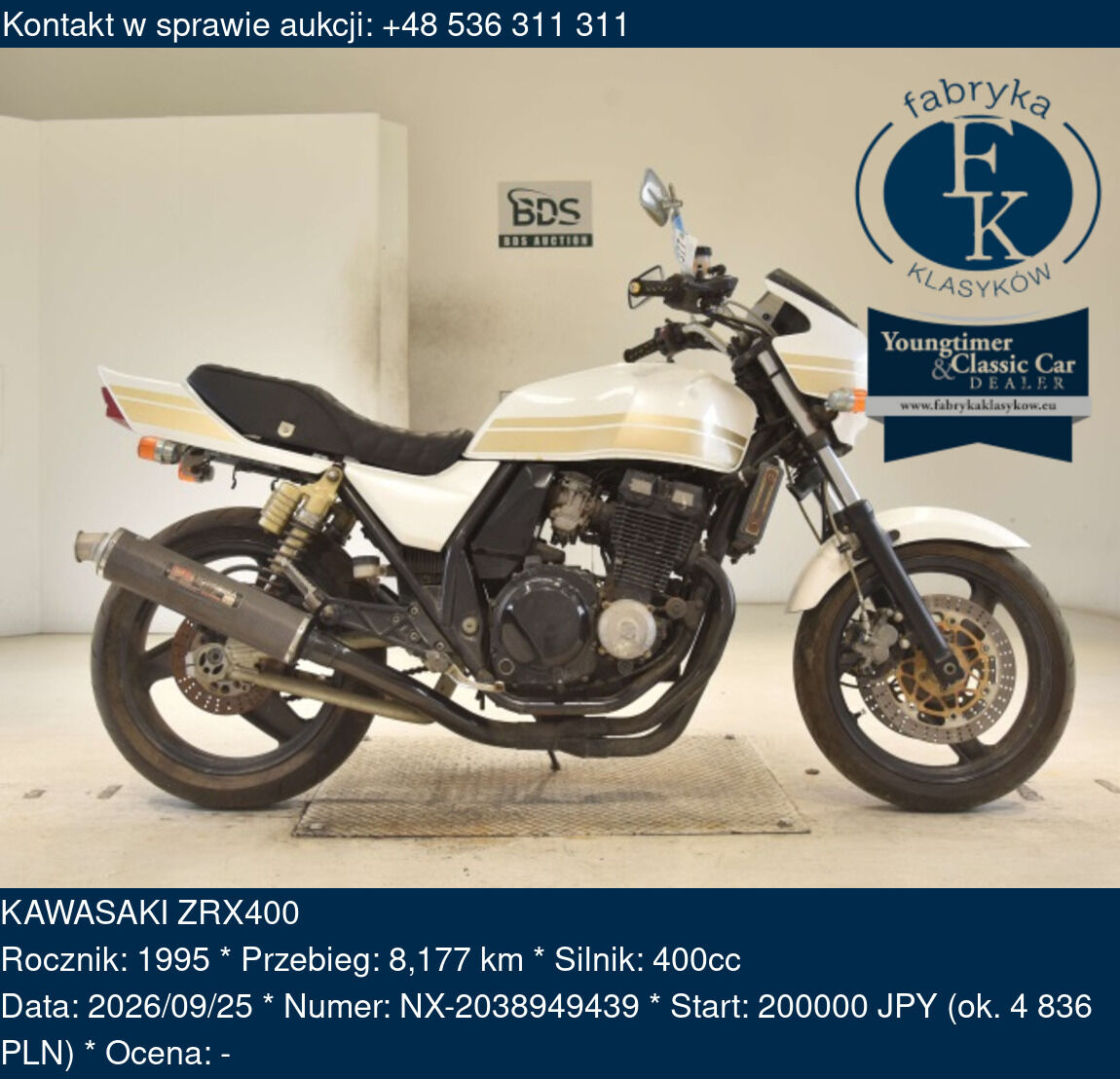KAWASAKI ZRX400 1995 - zdjęcie 2