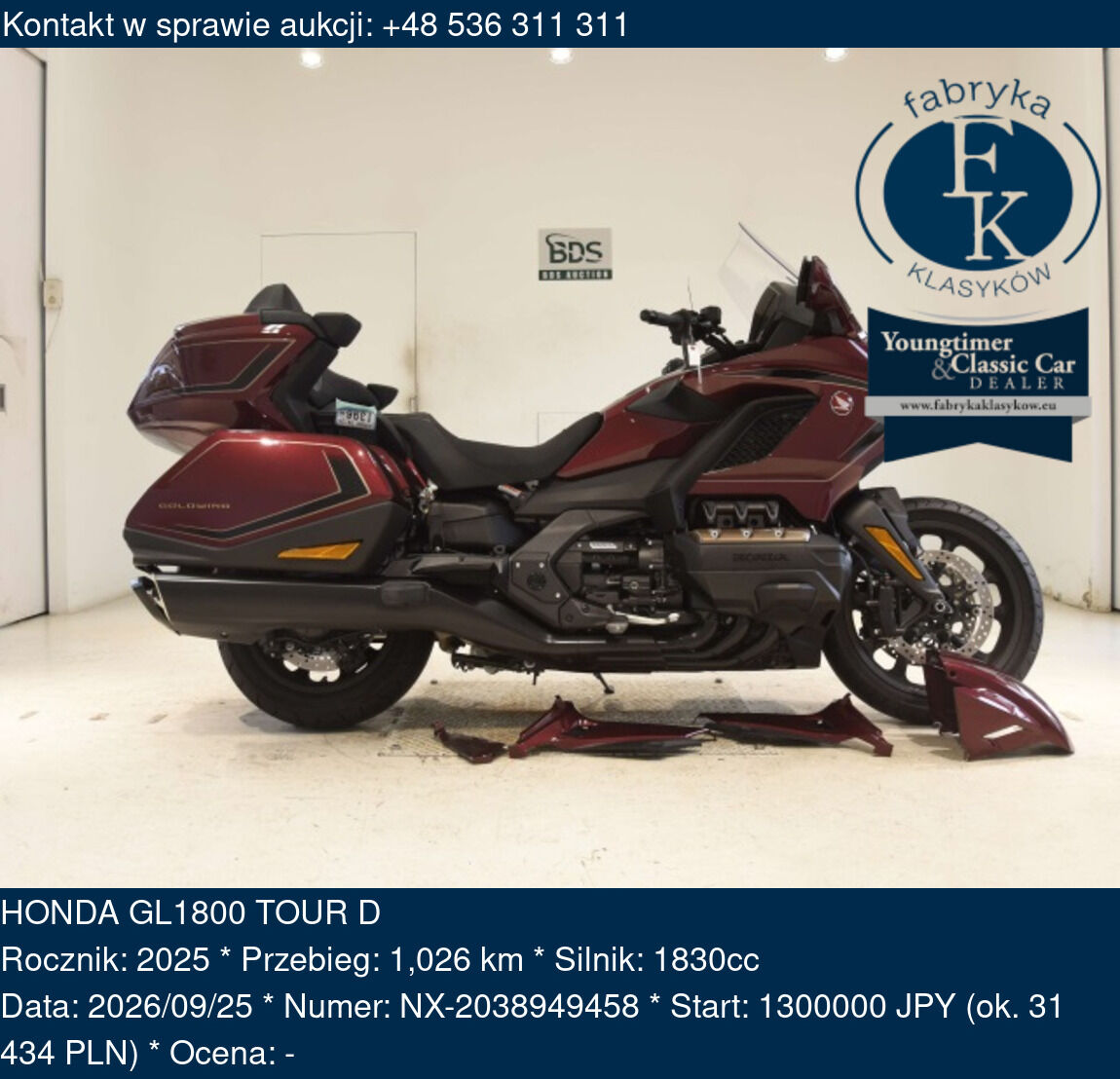 HONDA GL1800 TOUR D 2025 - zdjęcie 2