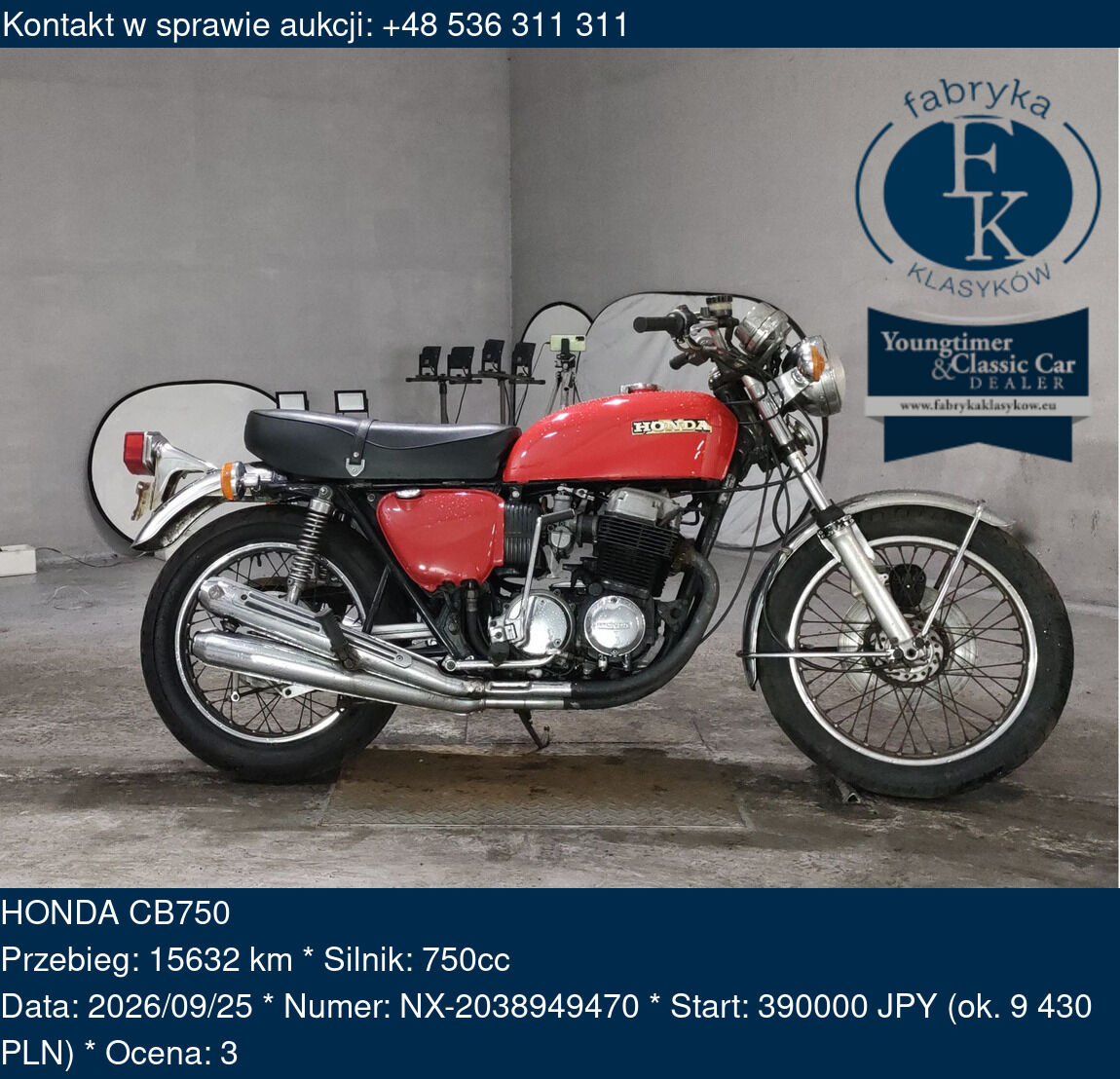 HONDA CB750  - zdjęcie 2